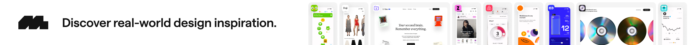 Mobbin - The world's largest collection of mobile & web UI design references